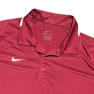 Nike Dri-Fit Polo Shirt Maroon Men’s Size Large
